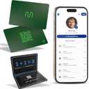 Card - Digital Business Card - Tap to Share - AI Assistant - Networking Card Powered by AI - Connect with People - Tap the NFC or Scan the QR - Compatible with iPhone & Android