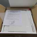 FUSUNBAO Magic DIY Cube Storage Organizer Stackable Cubes for Home Books Clothes Toy-Modular Cubby Storage System-Office Cubical-Bookcase Closet (Pure White-Washed, Door Cube)