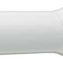 Tension Curtain Rod, 36-54" Adjustable Length, Classic Finial, White (36-54", White)