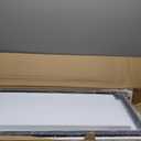 Printer Stand with Adjustable Shelf, 4 Tier Large Tall Printer Table with Wheels for Home Office Storage and Organization, Rolling Stand Cart for Computer Tower CPU Shredder, Black