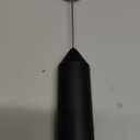 Powerful Milk Frother Wand - Mini Handheld Milk Frother with Stainless Steel Whisk - Battery-Powered Drink Mixer for Coffee, Lattes, Cappuccinos, Matcha - Coffee Enthusiasts Gift - Black