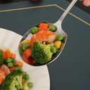 Small Serving Spoons,18/10 Stainless Steel Buffet & Banquet Style Serving Utensils (Set of 2)