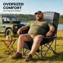 Oversized Camping Chair, Padded Camping Chairs for Adults, 1 Pack