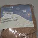 Nanspring Caramel Brown Linen Curtains 102 Inch Length 2 Panels Set Back Tab Rod Pocket Farmhouse Modern Elegant Rustic Semi Sheer Light Filtering Curtain Window Long Drapes for Living Room 52X102