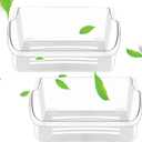 240324502 Refrigerator Door Bin-2Packs lfss2312tf0 Door Bin Compatible for Cros.ley,Frigi.daire,Ken.more Refrigerator Door Shelf bin/240324502/Refrigerator Door Bin -MIFLUS