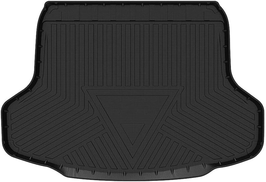 KUST Custom Fit Trunk Mat for 2020-2025 2026 Nissan Sentra Accessories, Sentra Cargo Mat, All Weather Rubber Cargo Liner, Waterproof, Non-Slip, Black