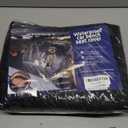 URPOWER Dog Car Seat Cover for Pets 100% Waterproof Seat Cover Hammock 600D Heavy Duty Scratch Proof Nonslip Durable Soft Back Seat Covers for Cars and SUVs (Standard - 54" Length, Black with Orange)