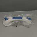 TAILI Shower Grab Bar Glow in The Dark, 2 Pack 12.2 in Grab Bars for Bathtubs and Showers,Shower Handles Shower Rails for Seniors and Elderly,Bathroom Safety Grip Removable No Drilling Waterproof Blue