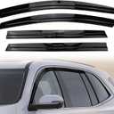 Tape-On Low Profile Window Visors Rain Guards for 2025 Buick Enclave & 2024 2025 GMC Acadia, Window Deflectors, Reduce Wind Noise & Weather Protection (4 Pcs)