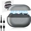 Electric Nail Clippers for Seniors,Smart Nail Clippers 2025 New 3 in 1 Electric Toenail Clipper with Polishing and LED Light,Smart Toenail Clipper 2 Adjustable Speeds for Adults,Baby 