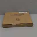 12"x16" Clear Acrylic Serving Tray with Golden Handles, Sturdy Huge Capacity Acrylic Tray for Coffee, Juice, Kitchen and Desk Organizer, Storage Tray (12"x16")