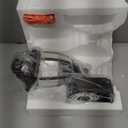 Porch Lights with Outlet, Motion Sensor Outdoor Lights, Updated Dusk to Dawn Exterior Lighting Fixtures, Waterproof Anti-Rust Aluminum Outside Light for House Entryway Garage, Black (1 Pack)