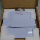 BreezeHug Light Blue Acrylic Wedding Card Box with Slot and Lock, 10 x 6 x 10 in Large Money Gift Box with DIY White Letters Cards Gifts/Thank You Letters, Baby Shower Graduation Birthday Party