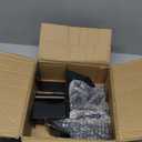 J Hooks for 3" x 3" Power Rack, Rubber Pad J-Hook for Power Cage, Bottom Reinforced Steel J Cups for Squat Rack