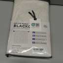 100% Blackout Shield Linen Blackout Curtains for Bedroom 84 Inches Long, Back Tab/Rod Pocket Living Room Drapes, Thermal Insulated Blackout Curtains 2 Panels Set, 50" W x 84" L, Cream