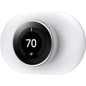 Wall Plate for Google Nest Thermostat 1st/2nd/3rd, Nest Thermostat Trim Kit for Walls to Cover Defects (Not Compatible with 2020 Nest Thermostat)