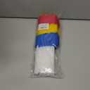 20 Pack Pansexual Pride Handheld Stick Flags for LGBTQ Parades Event, 12 Inches