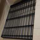 FDW 24 Inch Dog Pen 8 Panel Dog Playpen Indoor Outdoor Metal Puppy Pet Fence Portable Folding Animal Exercise Fence,Black