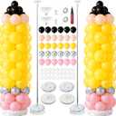 193Pcs Back to School Balloon Arch Kit, Balloons with Pencil Balloons, Welcome Back to School Decorations, Themed Party Decorations for Classroom, Teacher Party, Pre K Graduation Celebration