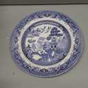 Churchill Blue Willow Plates Bowls Cups 20 Piece Dinnerware Set, Made In England