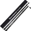 Green Elephant Camping Tarp Poles - Adjustable Aluminum Telescoping Tent Poles for Tarps, Canopy & Awning - Heavy Duty Collapsible Pole Set of 2 - Extends 8ft, Shrinks to 2ft - Caravan & Beach Shade