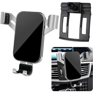 LUNQIN Car Phone Holder for Mercedes Benz E-Class 2010 2011 2012 2013 E350 E400 E550 E63 AMG Auto Interior Accessories Best Cell Phones Mount Cellphone Mobile Cradle Charging Navigation Bracket Stand