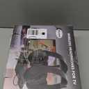 WallarGe Dual Wireless Headphones for TV Watching with RF Transmitter, Bluetooth Over-On Ear TV Headphones Wireless for Seniors, No Lip-Sync Delay, Plug & Play. Set of Two (RGB)