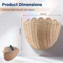 Set of 2 (16x11x6.5 In) Hanging Door Basket Organizer