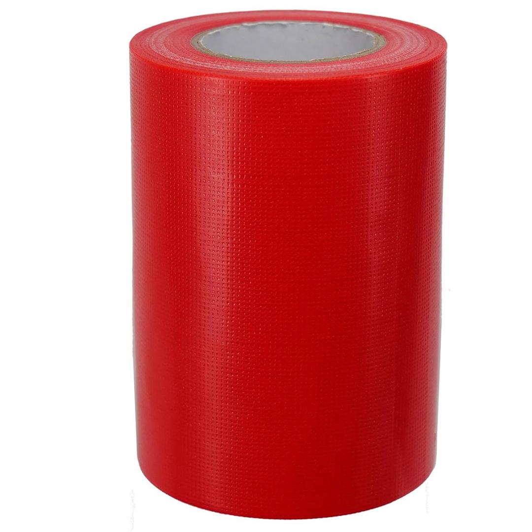 Super Strong Duct Tape 6 Inch x 32 Feet Multi-Purpose Heavy Duty Waterproof Duct Tape for Crafts & Home Improvement, Red