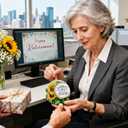 Christmas Ornaments, Going Away, Goodbye, Farewell Gifts for Coworkers - Retirement, Coworker Leaving Gifts for Women, Men - Leaving Job, Moving Away Presents for Friends, Boss, Work Bestie - Design K