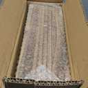 Double-Sided Challenge Coin Display Case, 360° Rotating Solid Wood Holder with Clear Dustproof Cover, Handmade Coin Rack for 33 Coins, Military Memorabilia Display Box for Veterans Gifts