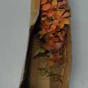 Sggvecsy 4 Pack Artificial Fall Greenery Stem Autumn Faux Flowers Silk Faux Plants Fall Leaves Branches for Vase Indoor Outdoor Home Festival Table Centerpieces Thanksgiving Decoration