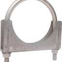 Universal 4 Inch Exhaust Clamp, Heavy Duty Stainless 4" U-Bolt Clamp