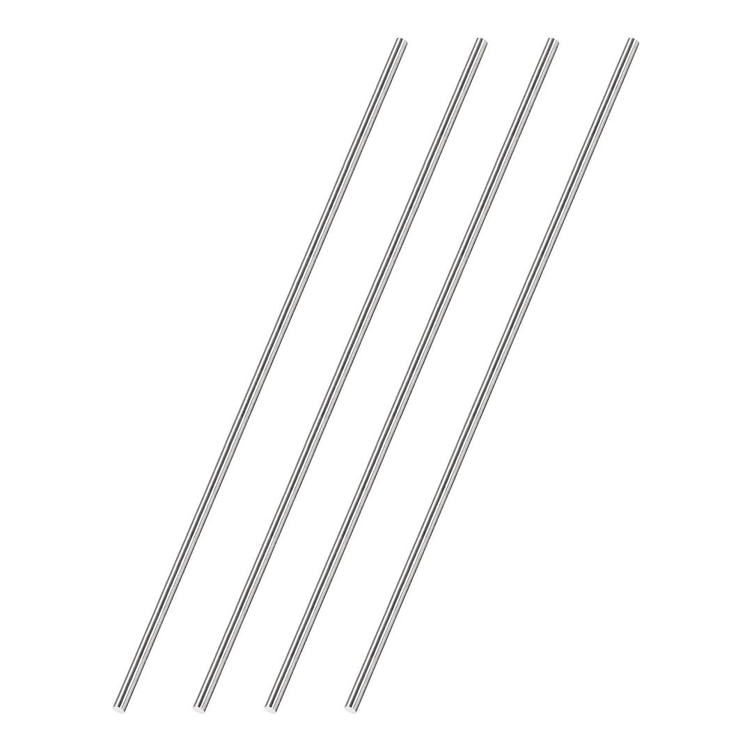 uxcell 5mm x 450mm 304 Stainless Steel Solid Round Rod for Drift Punches DIY Craft Model Plane Model Ship Model Cars - 4pcs