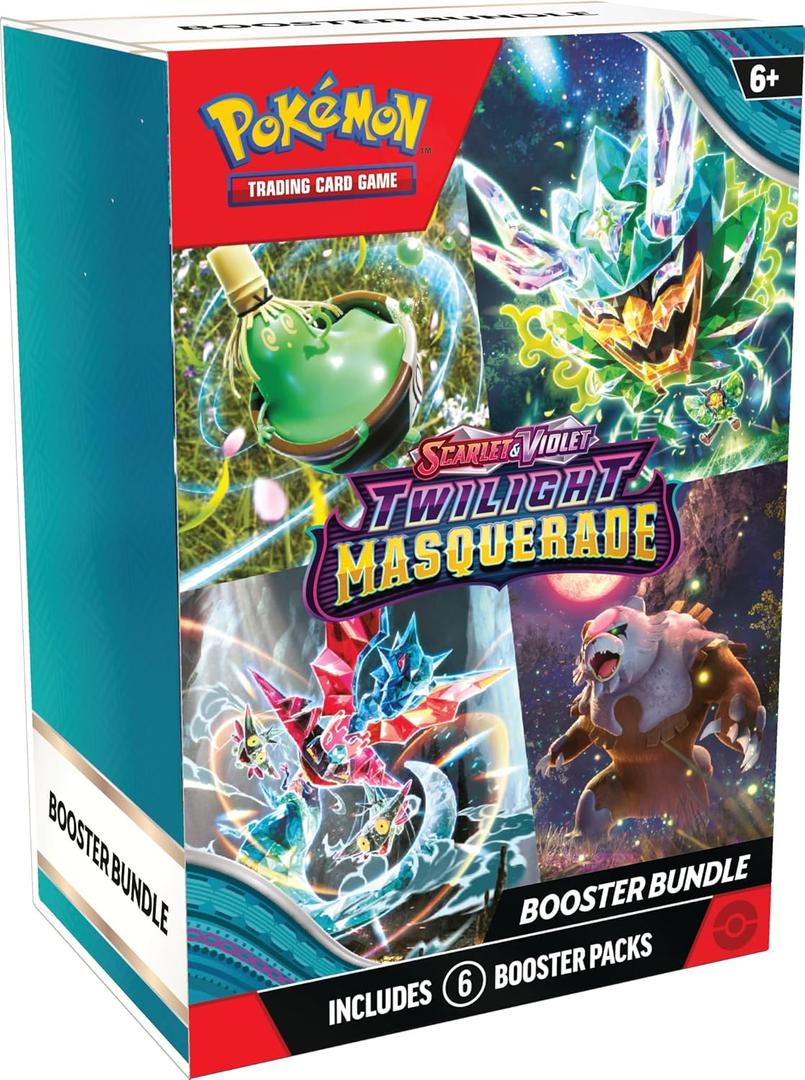Pokmon TCG: Scarlet & VioletTwilight Masquerade Booster Bundle (6 Boosters)