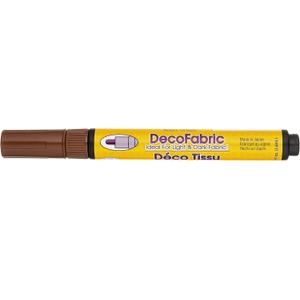 Uchida 222-C-6 Marvy Deco Fabric Fine Point Tip Marker, Brown