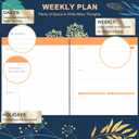 CAGIE 2026 Planner Weekly and Monthly, Jan-Dec 2026 8.3 x 9.3 Inch Hardcover Spiral Bound, 13 Tabs and Pocket, Floral Daily Planner for Women, Perfect 2026 Yearly Calendar Planner
