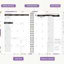 4 x 2026 Planner, Weekly and Monthly Calendar Academic Planner, Jan 2026 - Dec 2026, Planning Agenda Book for Desk Accessories and School Supplies - A5 (6.3'' x 8.5'')