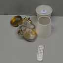 Battery Operated Wall Sconces set of Two,Wireless Wall Sconces with 10000mAh Dimmable Bulb and Remote,LED 15 Colors Rechargeable Gold Wall Sconce with Fabric for Bedroom Living Room Hallway Wall Decor