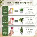 6 Pack Terracotta Watering Spikes with Lids and 3 Shovels Plant Watering Devices Wine Bottle Automatic Plant Slow Release Self Planting Stakes for 5-9 Pots(4.92 x 1.57 x 1.57 Inches)