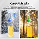 EM6 Lipo Lithium Battery for Reveal Hunting Camera Ultra/X Gen 3.0/Pro 3.0/X/XB/SK | Rechargeable Trail & Game Camera Power Supply