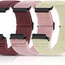 Relting Compatible with 16mm 18mm 19mm 20mm 22mm 24mm Watch Bands Quick Release Replacement Wristband,Adjustable Stretchy Nylon Solo Loop Straps Fabric Braided Sport Elastic Bands for Men Women