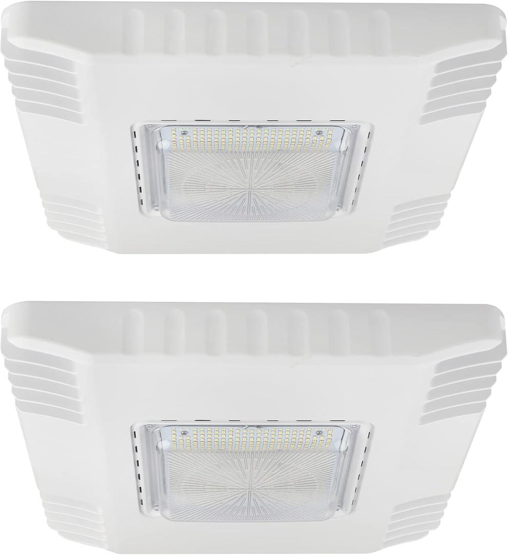 LED Canopy Gas Station Light, 150W 21000LM Surface Mount LED Carport Ceiling Light 5700K (600W HID/HPS Equivalent), 100-277V IP65 DLC & UL Listed