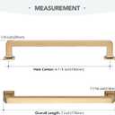 HOME EDIT 20 Pack 6-1/4 Inch Champagne Bronze Cabinet Handles Solid Zinc Alloy Pulls for Kitchen Cupboard & Drawer Hardware