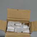 Changshade 6 Pack Temporary Blinds, Pleated Paper Blinds for Indoor Windows Cut to Size Adhesive Paper Shades No Tools No Drilling for Office, Bedroom, Living Room,48" W x 72" H,White