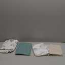 4 Pack Bassinet Sheets (20" x 33"), Compatible with Angelbliss, YADAQE, Maxi-COSI Iora/Swift, Pamobabe, BIERUM and Papablic Baby Bassinet, Soft and Skin-Friendly, Mint Green and Color Rainbow