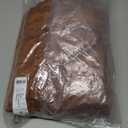 Tribal Womens Women's Mock Neckline Sherpa and Nylon Combo Zip-up Bungee Drawcord Vest Marsala S