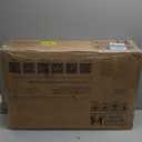 SICOTAS Rattan Nightstand Set of 2, Rattan Decor Drawer with Brass Knobs Night Stand Bedside Table Boho End Tables Side Tables with Storage Shelf for Bedroom,Small Space (Carbon Cherry)