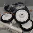 Umatoll Tricycle for Toddlers 2-5 Year Old, Ajustable Toddler Bike Outdoor Toys, Birthday Gift for Boy Girl Age 2-4, Trike with Light up Wheels (White)