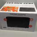 Chefman Countertop Microwave Oven 0.9 Cu. Ft., 900 Watts with 10 Power Levels, 6 Cooking Presets with One-Touch Express Cook, Eco Mode, Child Safety Lock, & Mute Button - Black
